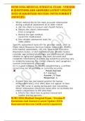 NURS 3356 MEDICAL-SURGICAL EXAM - VERSION B QUESTIONS AND ANSWERS LATEST UPDATE 2023 GUARANTEED SUCCESS &lpar;WITH CORRECT ANSWERS&rpar;