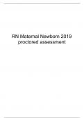 ATI RN Maternal Newborn Proctored 2019 (REVISED FULL EXAM).