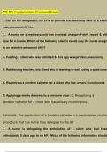 ATI RN Fundamentals Proctored Exam Newest Questions and Answers &lpar;2023 &sol; 2024&rpar; &lpar;Verified Answers&rpar;
