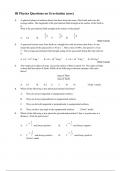 IB Physics HL questions on gravitation with answers