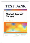 Test Bank for Medical Surgical Nursing 7th Edition by Linton Latest Review 2023 Practice Questions and Answers, 100% Correct with Explanations, Highly Recommended, Download to Score A+