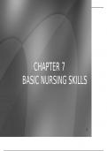 CHAPTER 7 BASIC NURSING SKILLS