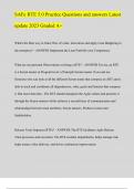 SAFe RTE 5&period;0 Practice Questions and answers Latest update 2023 Graded A&plus;