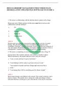 HESI LEADERSHIP MANAGEMENT PROCTORED EXAM  2023&sol;2024 LATEST UPDATED FILE DOWNLOAD TO SCORE A
