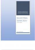 NCLEX EXAM 2023 STUDY GUIDE