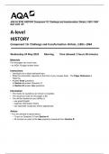 AQA A-LEVEL HISTORY Component 1G  Challenge and transformation: Britain, c1851–1964  MAY 2023  QP 
