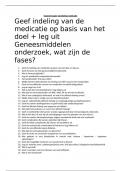 Examenvragen 1V - ZT4&colon; Medicatie en invasieve handelingen &lpar;mondeling examen&rpar; 