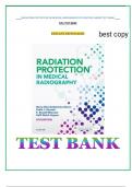 Radiation Protection in Medical Radiography 8th Edition Sherer TEST BANK