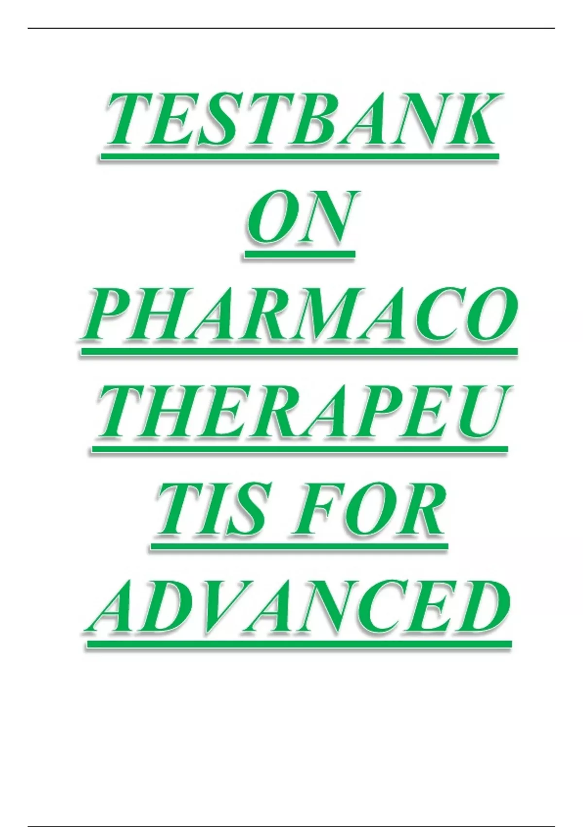 Pharmacotherapeutics For Advanced Practice Nurse Prescribers Test Questions