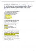 TEST BANK FOR RN ATI Fundamentals &lpar;All chapters 1- 58 with questions and answers&rpar;&sol;Fundamentals of Nursing 10th Edition &lpar;10&period;0&rpar; Ati&comma; Content Mastery Series Review Module