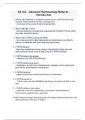 NR 565 - Advanced Pharmacology Midterm - Chamberlain
