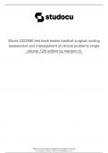 TESTBANK FOR LEWIS MEDICAL SURGICAL NURSING, 12TH EDITION (CHAPTER 1 - 69)QUESTIONS AND EXPERTS SOL 