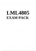 LML4805 EXAM PACK 2023