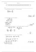 Math 190 Midterm 1 Review