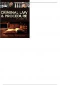 Test Bank For Criminal Law And Procedure An Overview 4th Edition by Ronald J. Bacigal 