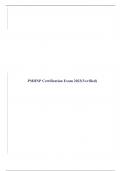 PMHNP Certification Exam 2023(Verified)