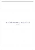 Test Bank for PMHNP Boards 2023 Questions and Answers
