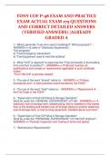 FDNY COF P-98 EXAM AND PRACTICE  EXAM ACTUAL EXAM 275 QUESTIONS  AND CORRECT DETAILED ANSWERS  (VERIFIED ANSWERS) |ALREADY GRADED A 