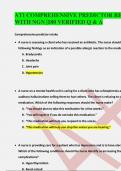 ATI COMPREHENSIVE PREDICTOR RETAKE 2019 WITH NGN &vert;180 VERIFIED Q & A