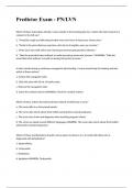 Predictor Exam - PN&sol;LVN EXAM 2023