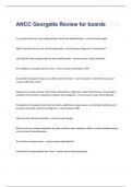 ANCC Georgette Review for boards exam questions and 100&percnt; correct answers
