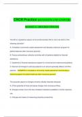 CRCR Practice QUESTIONS AND ANSWERS RATED A&plus; 2023&vert;2024 UPDATE