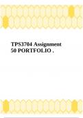 TPS3704 Assignment 50 PORTFOLIO 