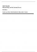TEST BANK Pharmacology and the Nursing Process 8th Edition Linda Lane Lilley&comma; Shelly Rainforth Collins&comma; Julie S&period; Snyder