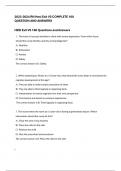 2023-2024 RN Hesi Exit V5 COMPLETE 160 QUESTION AND ANSWERS