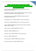 REGIS&period; NU 650 FINAL EXAM STUDY GUIDE COMPLETE SOLUTION GUIDE FOR THE FINALS NEW SOLUTION 2023-2024