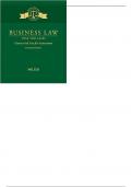 Test Bank For Business Law Text & Cases  Commercial Law for Accountants 14th Edition by Roger LeRoy Miller