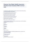 Pearson Vue State Health Insurance Practice Exam Quizzes With Correct Ans&period;