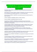 WGU-C715 Organizational Behavior Latest 2022&sol;2023 Exam Answered Correctly&excl;&excl;