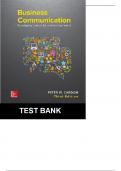 Test Bank For Business Communication Developing Leaders for a Networked World 3rd Edition Cardon 