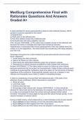 MedSurg Comprehensive Final with Rationales Questions And Answers Graded A&plus;