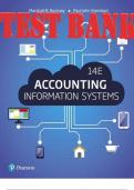 TEST BANK and SOLUTIONS MANUAL for Accounting Information Systems 14th Edition by Marshall Romney; Paul Steinbart. ISBN 9780134475646, ISBN-13 978-0134474021. (Complete 22 Chapters)