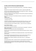 NJ Real Estate Practice Questions MOD 1