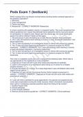 Peds Exam 1 &lpar;testbank&rpar;