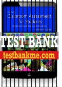 Test Bank For Classroom Assessment for Students in Special and General Education 3rd Edition All Chapters - 9780137050130
