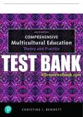 Test Bank For Comprehensive Multicultural Education: Theory and Practice 9th Edition All Chapters - 9780134679020