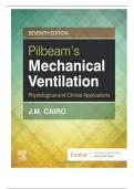 Test Bank For Pilbeam's Mechanical Ventilation: Physiological and Clinical Applications 7th Edition.ISBN-10 0323551270, ISBN-13 978-0323551274 . All Chapters 1-23 (Complete Download).A+ Graded.