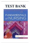 Fundamentals of Nursing 10th Edition Potter Perry Test Bank.