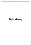Machine Learning (Data Mining) - Samenvatting (slides en handboek)