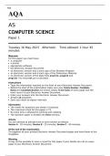 AQA AS COMPUTER SCIENCE Paper 1 JUNE 2023 QUESTION PAPER