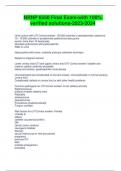 NRNP 6550 Final Exam-with 100&percnt; verified solutions-2023-2024