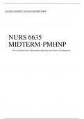 NURS 6635 MIDTERM-PMHNP 