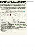 Chapter 3 AP Biology Notes 