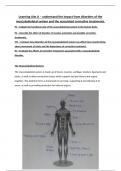 Applied Science - The Musculoskeletal System 