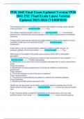 POS 1041 Final Exam Updated Version/ POS 1041 FSU Final Exam Latest Version Updated 2023-2024 (VERIFIED)