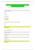 EMT NYS Exam Comprehensive Review-With 100&percnt; verified solutions-2023-2024
